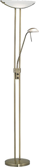 Eglo Baya Halogen Gulvlampe Bronse/Hvit Eglo Baya Halogen Gulvlampe Bronse/Hvit