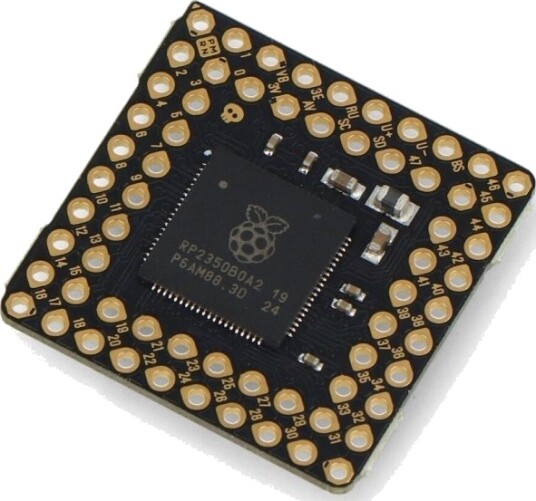 Pimoroni Pga2350 Utviklingskort Med Mikrokontroller Rp2350b Pimoroni Pga2350 Utviklingskort Med Mikrokontroller Rp2350b