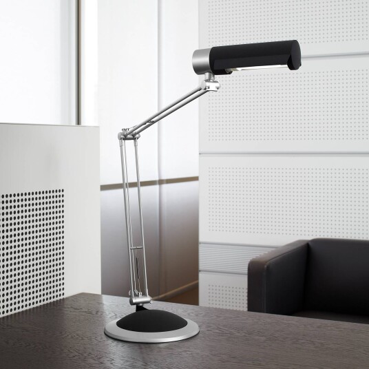 Maul Skrivebordslampe MAULoffice Aluminium / grå / sink Arbeidsrom / kontor Aluminium Moderne