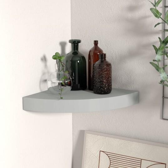 vidaXL Flytende vegghylle gr? 25x25x3,8 cm MDF