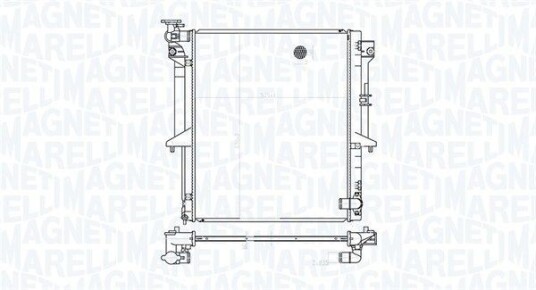 Radiator MAGNETI MARELLI 350213177300 Radiator MAGNETI MARELLI 350213177300