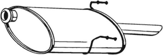 Bakre eksospotte BOSAL 190 289 Bakre eksospotte BOSAL 190 289