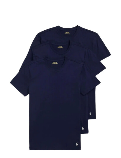 Polo Ralph Lauren Slim Crewneck 3-Pack - Navy - M