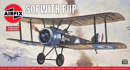 Airfix A01062V Sopwith Pup Modellfly Byggesett 1:72