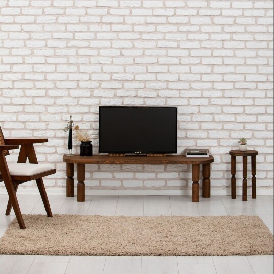 Ida TV-benk 140 cm - Valnøtt