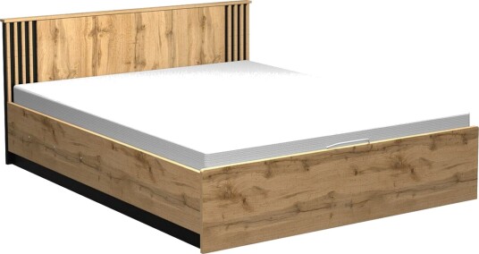 Strathy Sengeramme 160x200 cm Svart