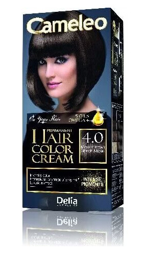 Delia Cosmetics Cameleo HCC Omega + permanent dye No. 4.0 Medium Brown 1op