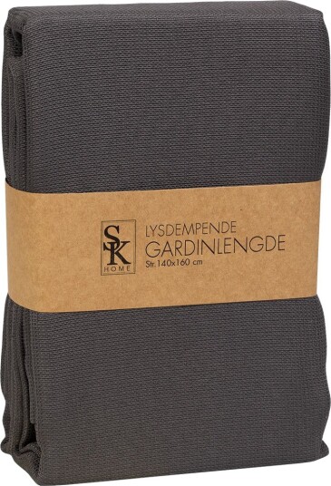 SK Home Lysdempende gardin Dina 140x160 Koksgrå 140x160