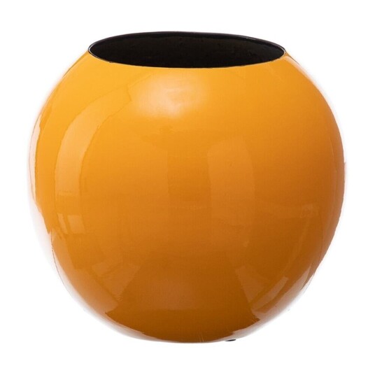 Bigbuy Home Vase 24,5 X 24,5 X 20 Cm Keramikk Gul