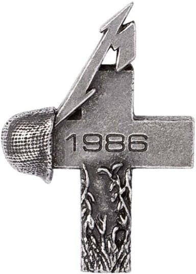 Alchemy Metallica Master of Puppets Pin Badge Hand Made Fine English Pewter 85146363