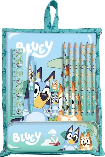 Bluey Skrivesett For Barn 3+ År 12 Deler