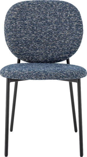 Bloomingville Percey Dining Chair Navy 56X82X47CM Bloomingville Percey Dining Chair Navy 56X82X47CM