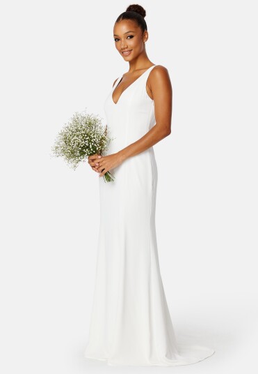 Bubbleroom Occasion Hazelle Wedding Gown White 48 Bubbleroom Occasion Hazelle Wedding Gown White 48