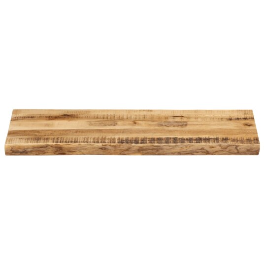  Bordplate naturlig kant 90x40x2,5 cm grovt heltre mangotre 370659