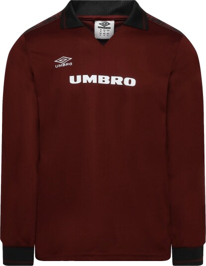 Umbro Taped Ls Jersey   BURGUNDY   XXL