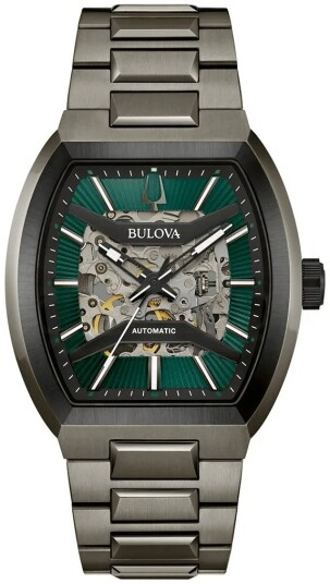 Bulova Herreklokke 98A321 Maquina Grønn/Stål Bulova Herreklokke 98A321 Maquina Grønn/Stål