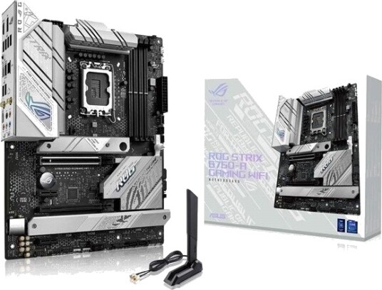 Asus Rog Strix B760-A Gaming Wifi - Hovedkort - Atx - Lga1700-Sokkel - B760 Chipset - Usb 3.2 Gen 1, Usb 3.2 Gen 2, Usb-C 3.2 Gen 1, Usb-C 3.2 Gen 2X2, Usb-C 3.2 Gen2 - 2.5 Gigabit Lan, Wi-Fi 6E, Bluetooth - Innbygd Grafikk (Cpu Kreves) - Hd-Lyd (8-
