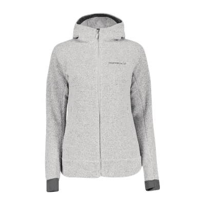 Norrøna Femund Warmwool3 Hood W hettegenser ull dame Grå XS