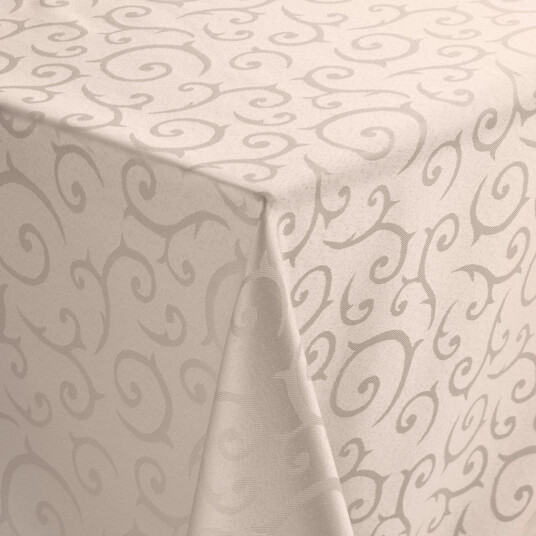 PULSIVA Duk Mega kantet; 130x130 cm (BxL); Sølvfarge; Kvadratisk PULSIVA Duk Mega kantet; 130x130 cm (BxL); Sølvfarge; Kvadratisk