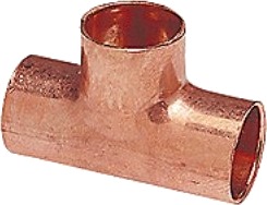 Acr T-Stykke 5/8"" Lodde 40 Bar