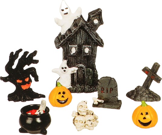 Halloween Mini Dekorasjonssett