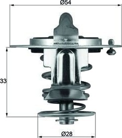 Termostat MAHLE ORIGINAL TX 72 85D