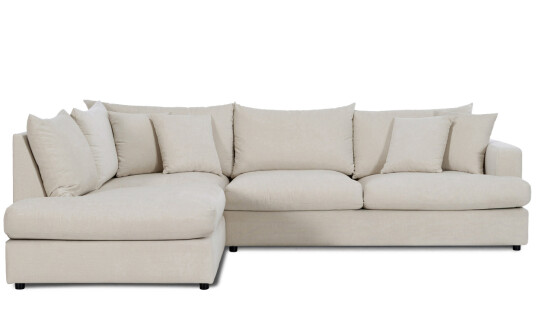 Soffadirekt BOLNUEVO L sofa Venstre Beige Soffadirekt BOLNUEVO L sofa Venstre Beige