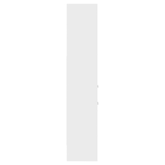 vidaXL Bokhylle hvit 40x35x180 cm sponplate vidaXL Bokhylle hvit 40x35x180 cm sponplate