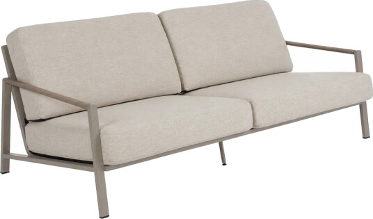 Brafab Lyra 2,5 sitssoffa Svart med beige pute 193 x 99 cm Svart Brafab Lyra 2,5 sitssoffa Svart med beige pute 193 x 99 cm Svart