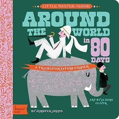 Little Master Verne: Around The World In 80 Days Av Jennifer Adams, Alison Oliver