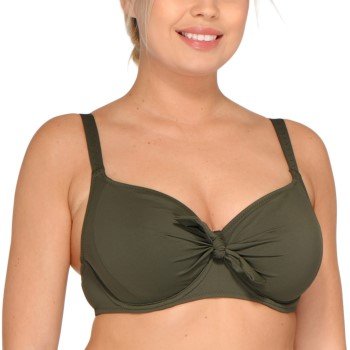 Saltabad Dolly Bikini Bra Militærgrønn polyamid G 90 Dame