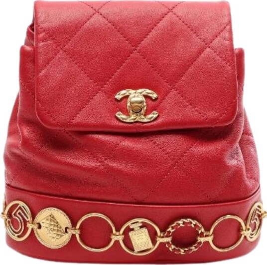 Chanel Vintage Dame Pre owned Rød ONE SIZE,