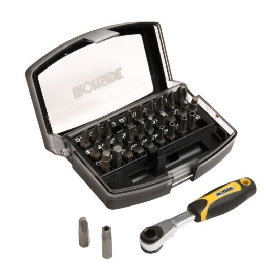 Ironside 244000 Bitssett 31 deler, med bitsskralle
