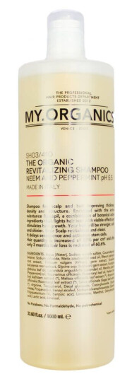 My.Organics The Organic Revitalizing Shampoo Neem And Peppermint 1000 ml