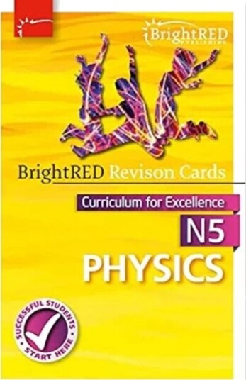 National 5 Physics Revision Cards Av Bright Red Publishing