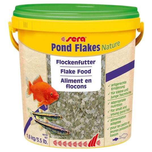 Sera Pond Flakes Natur 10 L