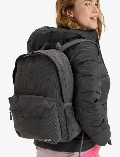 Roxy Feeling Vibes Backpack Grey ONE SIZE Roxy Feeling Vibes Backpack Grey ONE SIZE