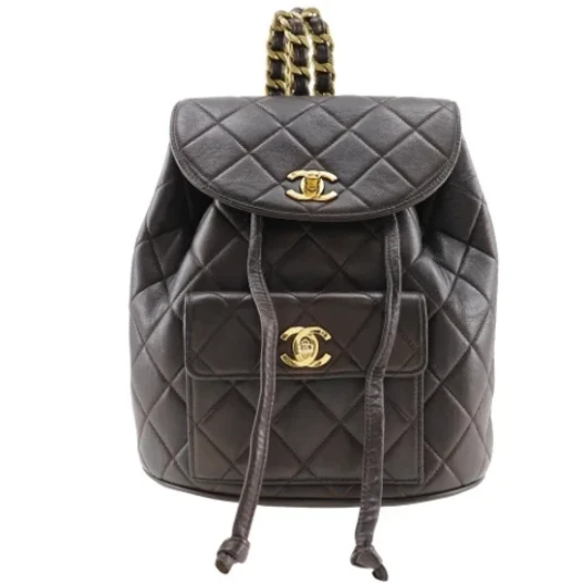 Chanel Vintage Dame Brun