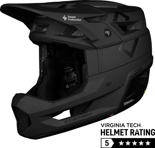 Sweet Protection Strayer 2Vi® Mips Helhjelm Matte Black (845163) M/L 2025