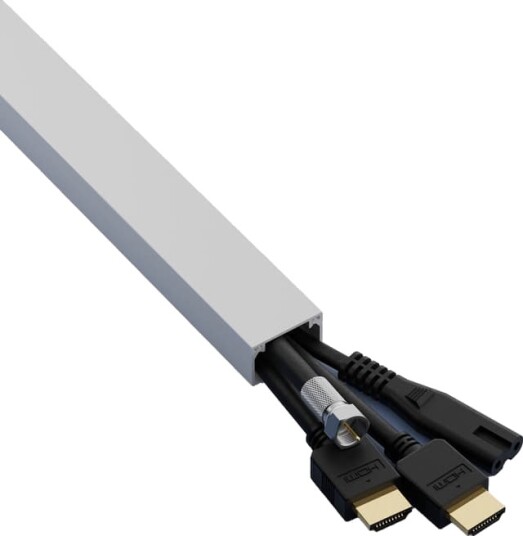 D-Line Trunking kabelkanal 2m hvit