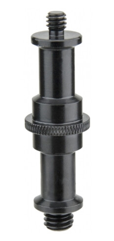 Kupo KS-017 Universal Spigot 16mm Black 3/8"-16 Male and 1/4"-20 Male Threads Kupo KS-017 Universal Spigot 16mm Black 3/8"-16 Male and 1/4"-20 Male Threads