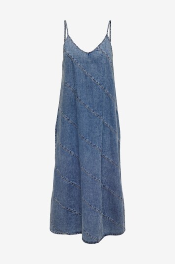 Only Denimkjole onlDia SL Cut Dnm Dress Yok344 Blå Only Denimkjole onlDia SL Cut Dnm Dress Yok344 Blå