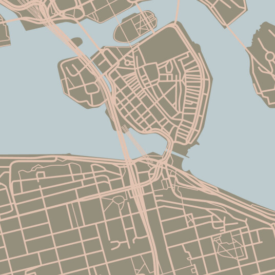 Stockholm Kart av Illux