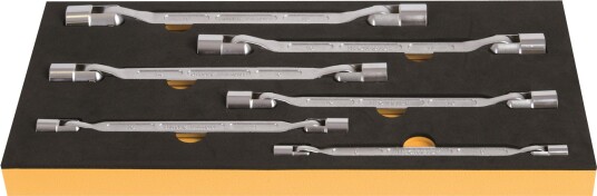 Ironside LEDdnøkkelsett 100254 6 Deler, 8-19 mm