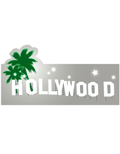 Hollywood Pappdekorasjon 20x40 cm Hollywood Fame