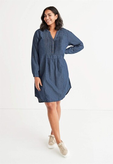 Cellbes Romslig denimkjole Erica 34/36 Cellbes Romslig denimkjole Erica 34/36