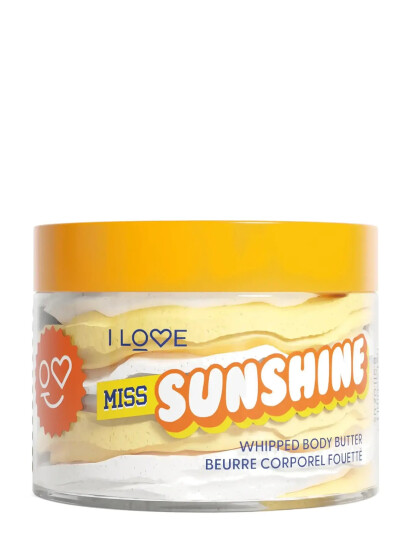 I LOVE I Love Miss Sunshine Whipped Body Butter - Yellow - 250 ML I LOVE I Love Miss Sunshine Whipped Body Butter - Yellow - 250 ML