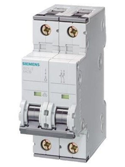 Siemens Circuit breaker 6ka 2pol c4 5sy6204-7 (4001869246482) Siemens Circuit breaker 6ka 2pol c4 5sy6204-7 (4001869246482)