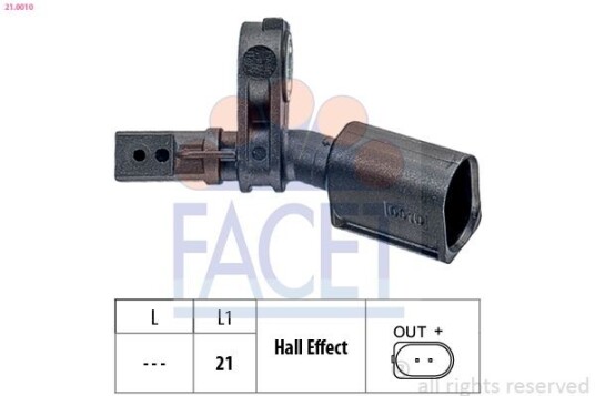 ABS sensor EPS 1.960.010