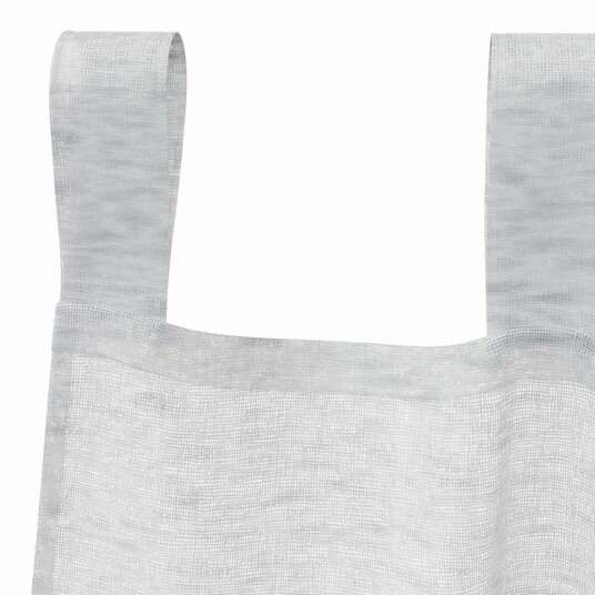 Gardiner med gardiner 2 pcs Lysegrå Polyester Gardiner med gardiner 2 pcs Lysegrå Polyester